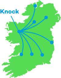 All walking routes to Knock for Step by Step